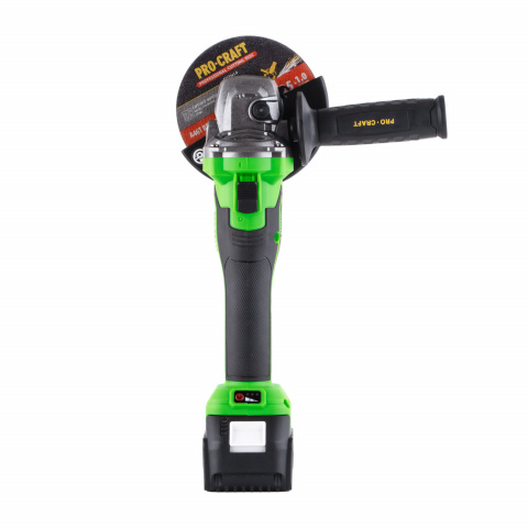 Aku úhlová bruska Procraft PGA22, 125mm | PGA22-1B-C